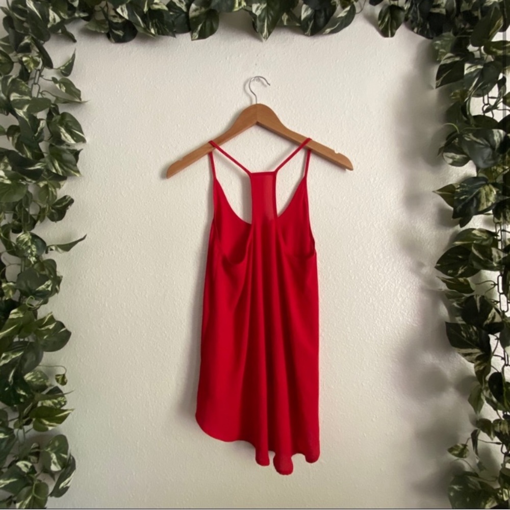 Lush Racerback Tank Top Red - Picture 2 of 4